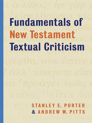 cover image of Fundamentals of New Testament Textual Criticism